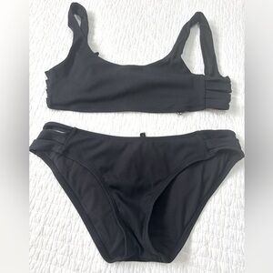 2/$20! BECCA by Rebecca Virtue black bikini. Size L
